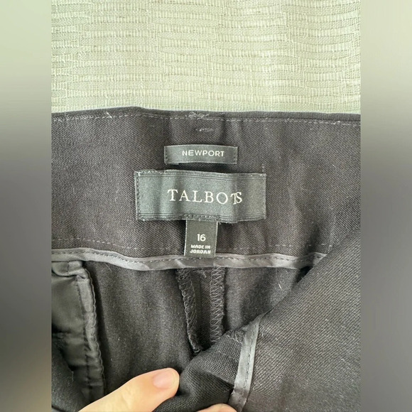 Talbots Newport Black Ponte Ankle Trouser Size 16 - Picture 5 of 9
